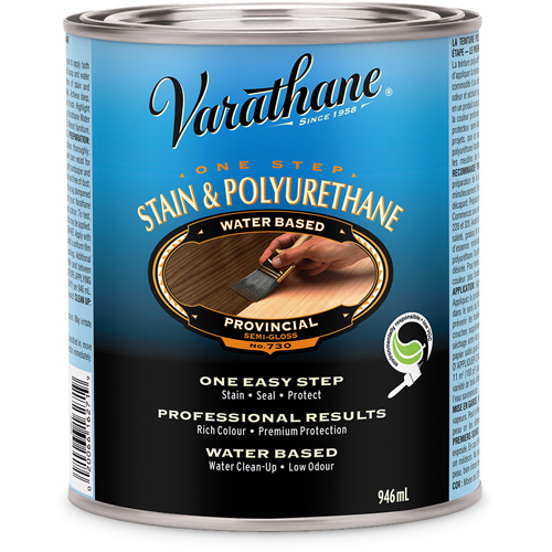 Varathane&reg; One Step Stain & Polyurethane, 946 ml, Provincial Moffatt Supply & Specialties