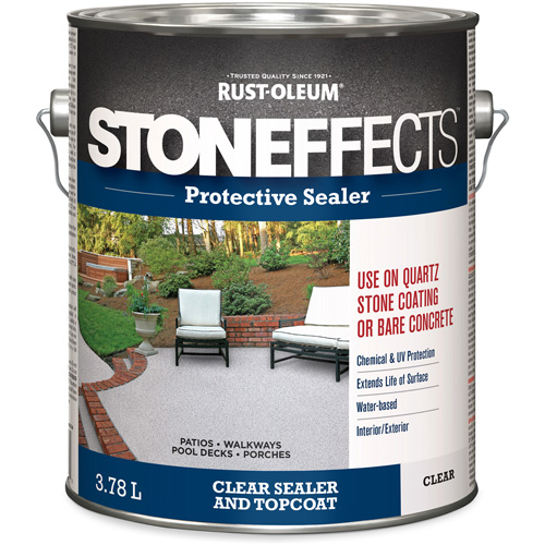 Produit d'&eacute;tanch&eacute;ifi&eacute; protecteur pour b&eacute;ton Stoneffects, 3,78 L, &agrave; l'eau, Transparent, Transparent Moffatt Supply & Specialties