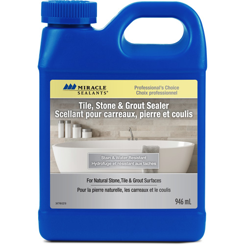 Miracle Sealants&reg; Tile, Stone & Grout Sealer, Jug Moffatt Supply & Specialties
