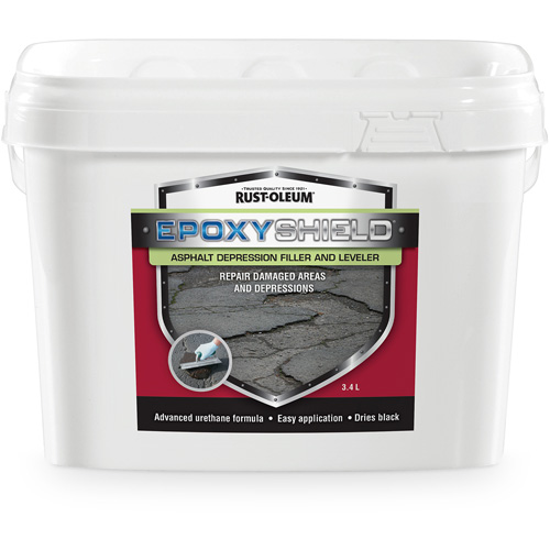 EpoxyShield&reg; Asphalt Depression Filler & Leveler, Pail, Black Moffatt Supply & Specialties