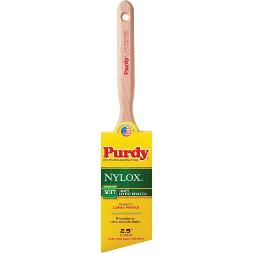 Pinceau Nylox Glide, Nylon, Manche Bois, Largeur de 2-1/2" Moffatt Supply & Specialties