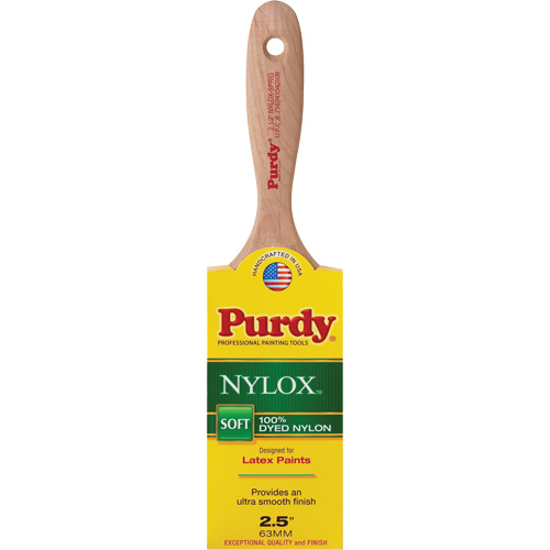 Nylox Sprig Paint Brush, Nylon, Wood Handle, 2-1/2" Width Moffatt Supply & Specialties