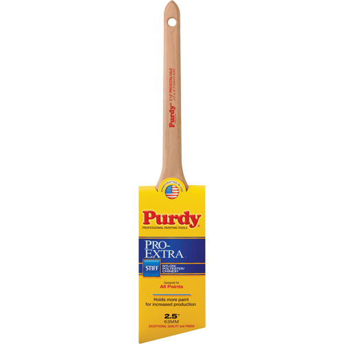 Pro-Extra Dale Paint Brush, Blended Material, Wood Handle, 2-1/2" Width Moffatt Supply & Specialties