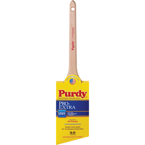 Pro-Extra Dale Paint Brush, Blended Material, Wood Handle, 3" Width Moffatt Supply & Specialties