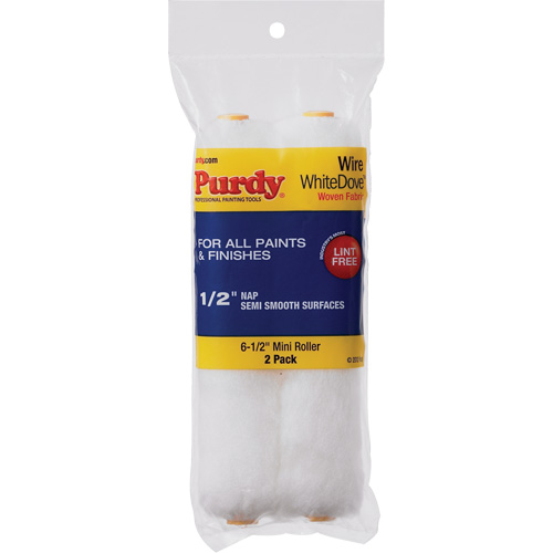 Dove Wire Mini Roller, 12.7 mm (1/2") Nap, 165 mm (6-1/2") L Moffatt Supply & Specialties