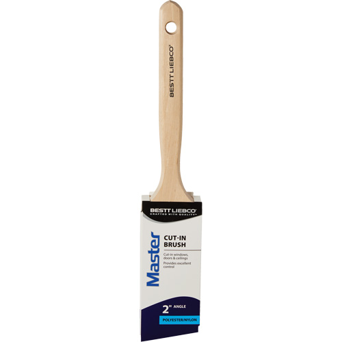 Brosse coup&eacute;e Master, Poly/nylon, Manche Bois, Largeur de 2" Moffatt Supply & Specialties
