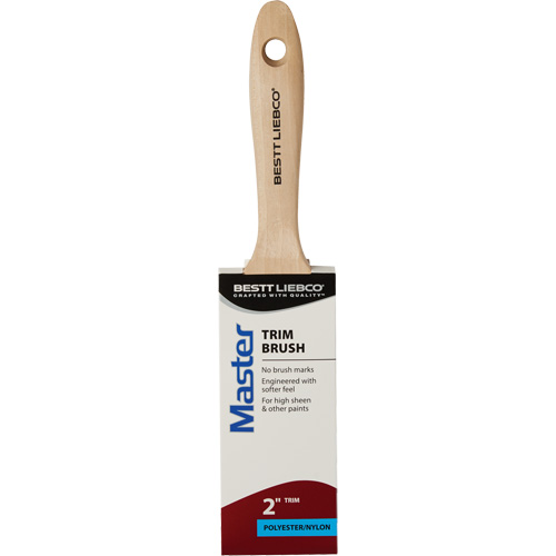 Pinceau pour garnitures Master, Poly/nylon, Manche Bois, Largeur de 2" Moffatt Supply & Specialties
