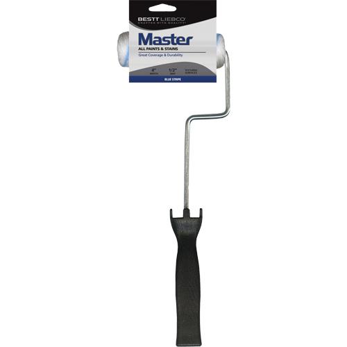 Master Blue Stripe Mini Roller Cover, 2 Pieces Moffatt Supply & Specialties