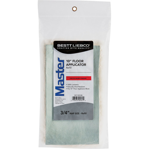 Tampon de rechange pour applicateur pour plancher en cuir d'agneau Moffatt Supply & Specialties