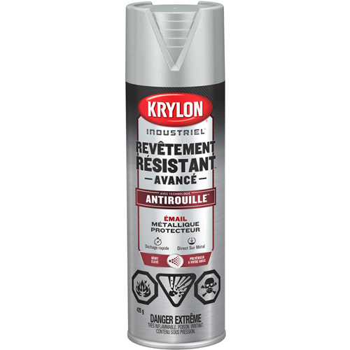 Tough Coat&reg; Advanced Paint with Rust Barrier Technology, Aluminum, Metallic, 425 g, Aerosol Can Moffatt Supply & Specialties
