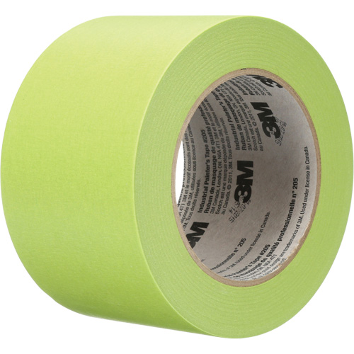 Ruban industriel 205 pour peintre, 72 mm (2-4/5") x 55 m (180'), Vert Moffatt Supply & Specialties