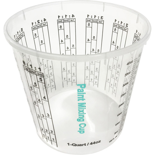 Plastic Paint Mixing Cup, 1.25 Litres Moffatt Supply & Specialties