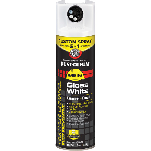 5-in-1 Rust Preventive Spray Enamel, White, Gloss, 15 oz., Aerosol Can Moffatt Supply & Specialties