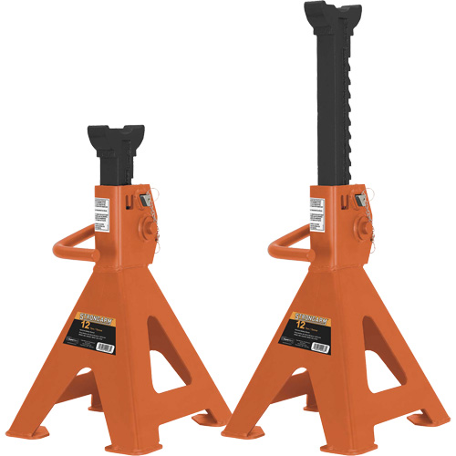 872B B&eacute;quilles de cric, Poign&eacute;e/rochet verrouillable, Capacit&eacute; de 12 tonne(s), 19-1/4" - 28-1/3" h Moffatt Supply & Specialties