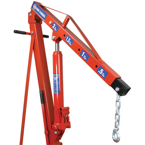2-Ton Folding Shop Crane, 4000 lbs. (2 tons) Capacity Moffatt Supply & Specialties