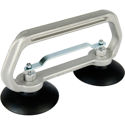 Appareils &agrave; ventouses - Ventouse double industrielle, 50 lb Capacit&eacute;, 4", Barre &agrave; tirer, 10" Longueur de la manche Moffatt Supply & Specialties