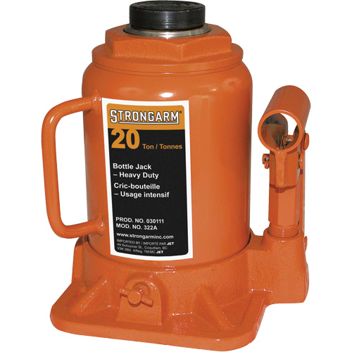 322A Cric-bouteille, 20 tonne(s), 14-3/4" Hauteur &eacute;lev&eacute;e Moffatt Supply & Specialties