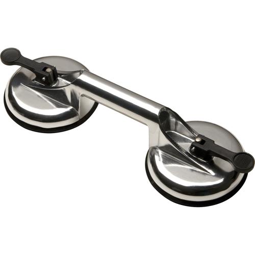 Ventouses de levage manuel - Ventouses doubles, 66 lb Capacit&eacute;, 4-5/8", Levier, 13" Longueur de la manche Moffatt Supply & Specialties