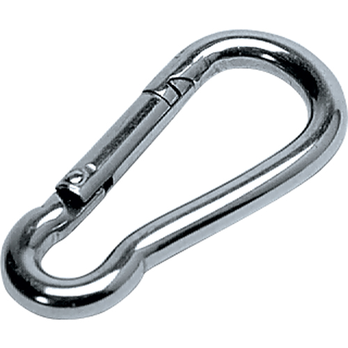 Zinc Plated Snap Hook, 1400 lbs. (0.7 tons) Working Load Limit, 1/2" Size, 11/16" Eye Moffatt Supply & Specialties