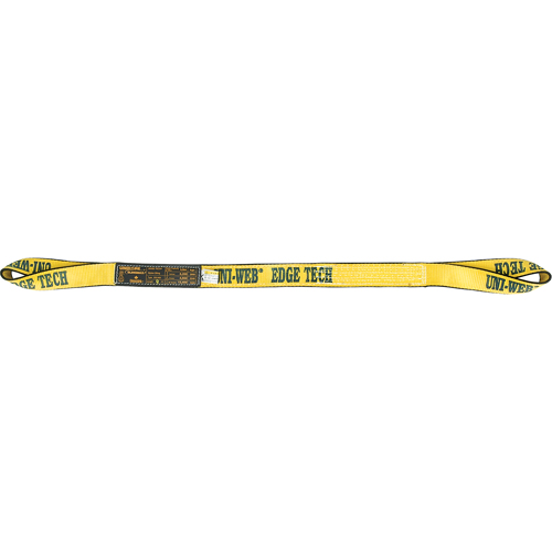 Polyester Sling, Double Ply, Twisted Eye, Type 4, 2" W x 12' L, 6200 lbs. Vertical Cap. Moffatt Supply & Specialties