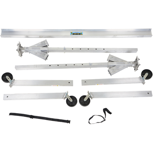 Grue mobile ajustable en aluminium, 12' lo, Capacit&eacute; 2000 lb (1 tonne) Moffatt Supply & Specialties