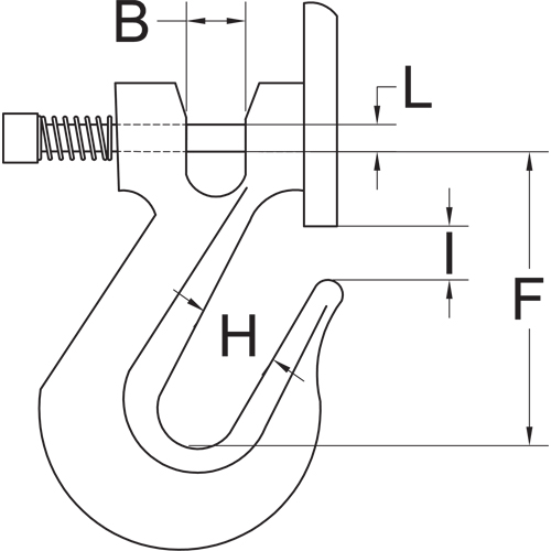 Clevis Grab Hook with Latch - Grade 70 Moffatt Supply & Specialties