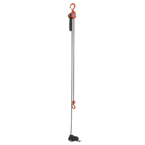 Mini Lever Hoist, 15' Lift, 500 lbs. (0.25 tons) Capacity, Steel Chain Moffatt Supply & Specialties