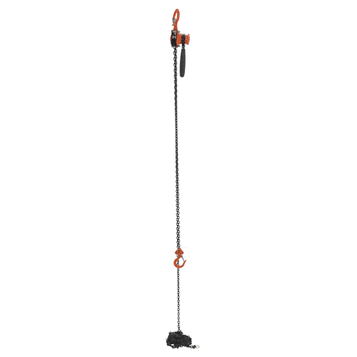 Mini Lever Hoist, 15' Lift, 500 lbs. (0.25 tons) Capacity, Steel Chain Moffatt Supply & Specialties