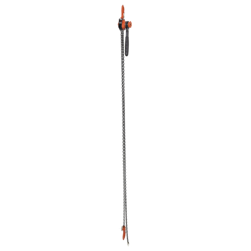 Mini Lever Hoist, 10' Lift, 1000 lbs. (0.5 tons) Capacity, Steel Chain Moffatt Supply & Specialties