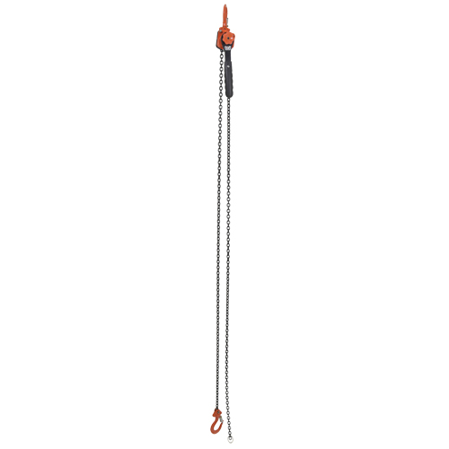 Mini Lever Hoist, 10' Lift, 1000 lbs. (0.5 tons) Capacity, Steel Chain Moffatt Supply & Specialties