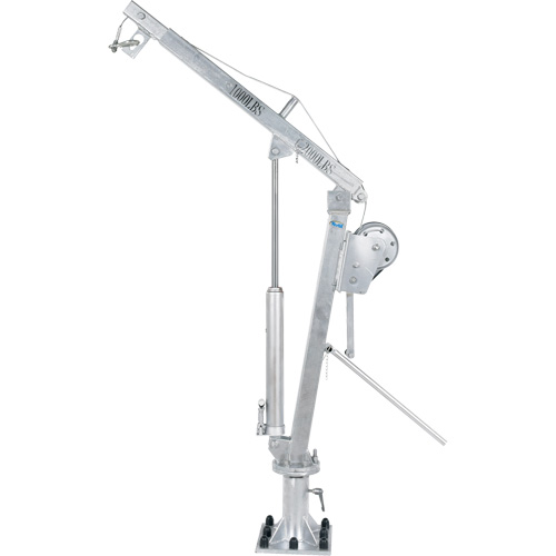 Winch Operated Truck Jib Crane, 1000 lbs. (0.5 tons) Capacity, 97" Max. Clearance Moffatt Supply & Specialties