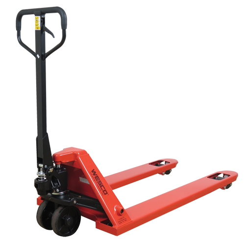 Pallet Truck, Steel, 48" L x 27" W, 5500 lbs. Capacity Moffatt Supply & Specialties
