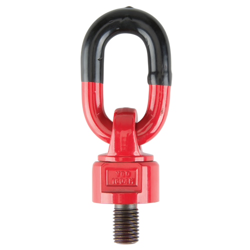 Anneaux de treuil de levage pivotant, M8, Longueur du filetage 13 mm, Acier alli&eacute; Moffatt Supply & Specialties