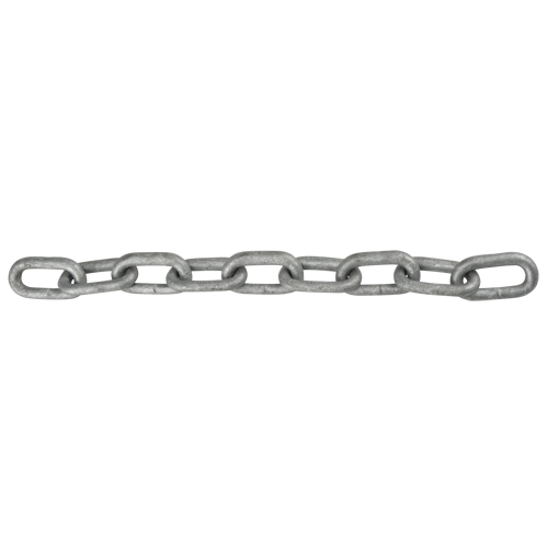 Straight Link Chain, Low Carbon Steel, 5/8" x 150' (45.7 m) L, Grade 30, 6900 lbs. (3.45 tons) Load Capacity Moffatt Supply & Specialties