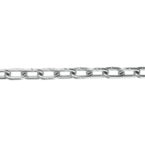 Straight Link Chain, Low Carbon Steel, 1/8" x 350' (106.7 m) L, Grade 30, 400 lbs. (0.2 tons) Load Capacity Moffatt Supply & Specialties
