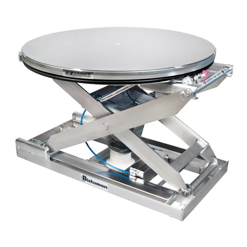 EZ Loader&reg; SS Self-Levelling Pallet Positioner - 100% Stainless Steel, 43" L x 43" W, 4000 lbs. Cap. Moffatt Supply & Specialties