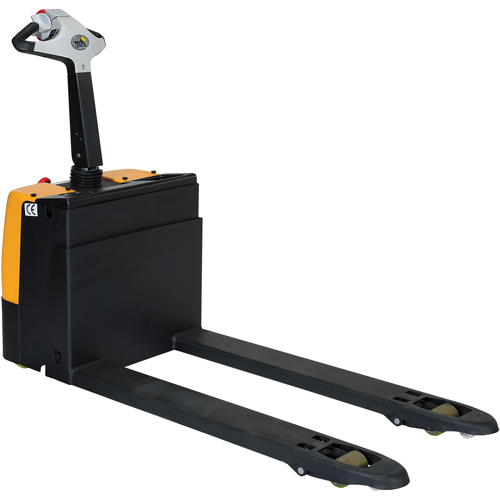 Fully Powered Electric Pallet Truck, 3300 lbs. Cap., 48" L x 28.25" W Moffatt Supply & Specialties