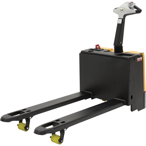Fully Powered Electric Pallet Truck With  Scale, 3300 lbs. Cap., 48" L x 28.25" W Moffatt Supply & Specialties