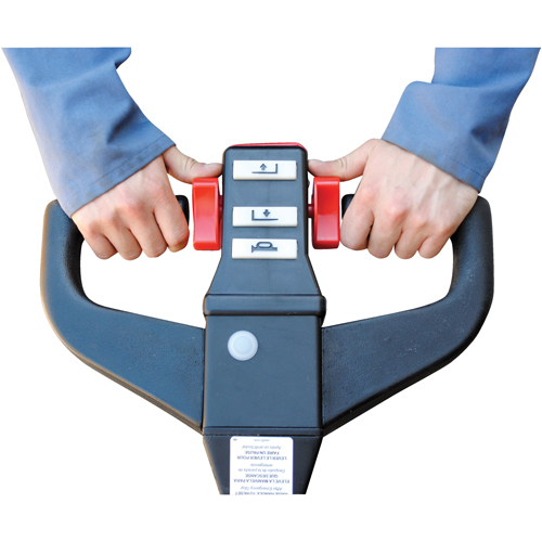 Fully Powered Electric Pallet Truck, 4500 lbs. Cap., 48" L x 30.25" W Moffatt Supply & Specialties