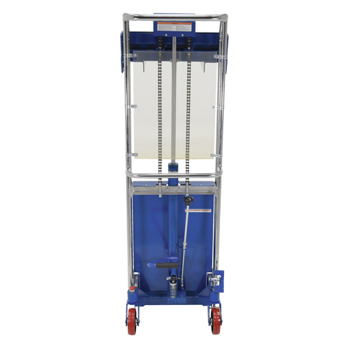 Hefti-Lift Load Stacker, Foot Pump Operated, 880 lbs. Capacity, 59" Max Lift Moffatt Supply & Specialties