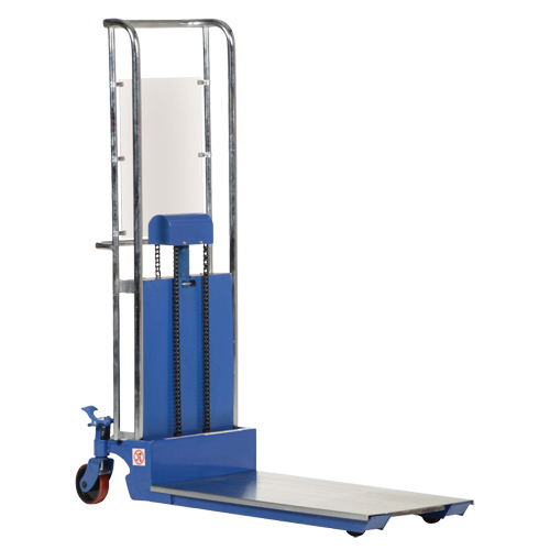 Hefti-Lift Load Stacker, Foot Pump Operated, 300 lbs. Capacity, 59" Max Lift Moffatt Supply & Specialties
