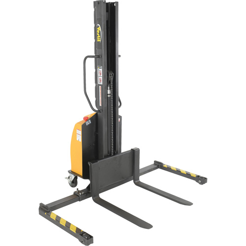 Gerbeur motoris&eacute; avec m&acirc;t &eacute;troit, Fonctionnement &eacute;lectrique, Capacit&eacute; 1000 lb, Lev&eacute;e max 63" Moffatt Supply & Specialties