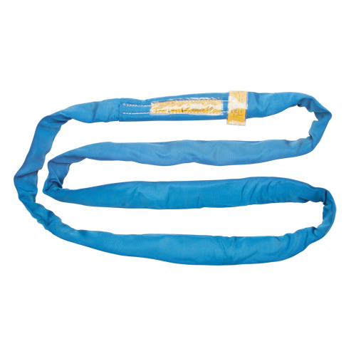 Polyester Round Sling, Blue, 4" W x 8' L, 23000 lbs. Vertical Load Moffatt Supply & Specialties