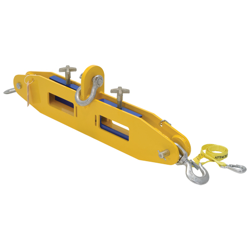 Forklift Lifting Beam, 7" x 2-1/2" Fork Pocket Moffatt Supply & Specialties