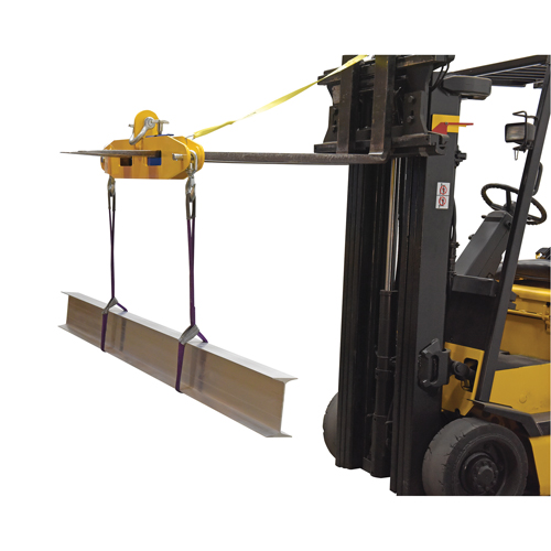Forklift Lifting Beam, 7" x 2-1/2" Fork Pocket Moffatt Supply & Specialties
