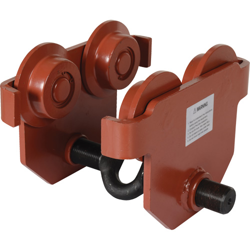 Low Profile Manual Trolley, 4000 lbs. (2 tons) Moffatt Supply & Specialties