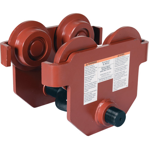 Low Profile Manual Trolley, 6000 lbs. (3 tons) Moffatt Supply & Specialties