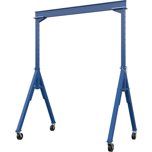 Adjustable Height Gantry Crane, 10' L, 2000 lbs. (1 tons) Capacity Moffatt Supply & Specialties