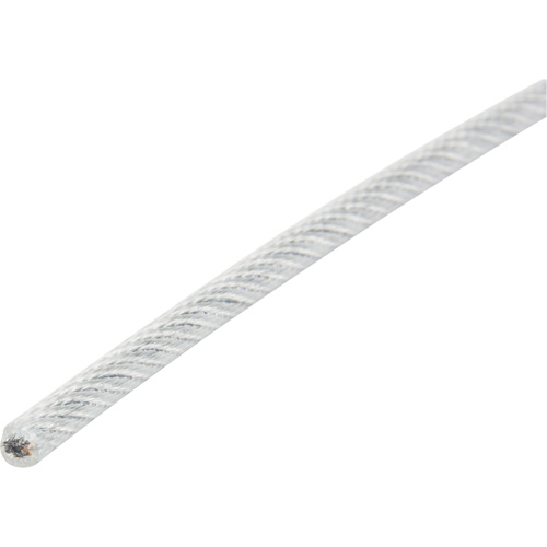 Wire Rope, 1000' (304.8 m) x 1/4", 7000 lbs. (3.5 tons), Galvanized Moffatt Supply & Specialties