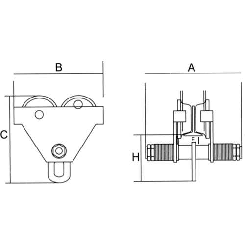 Chariot r&eacute;glable avec plaques de s&eacute;curit&eacute;, 1000 lb (0,5 tonne) Moffatt Supply & Specialties